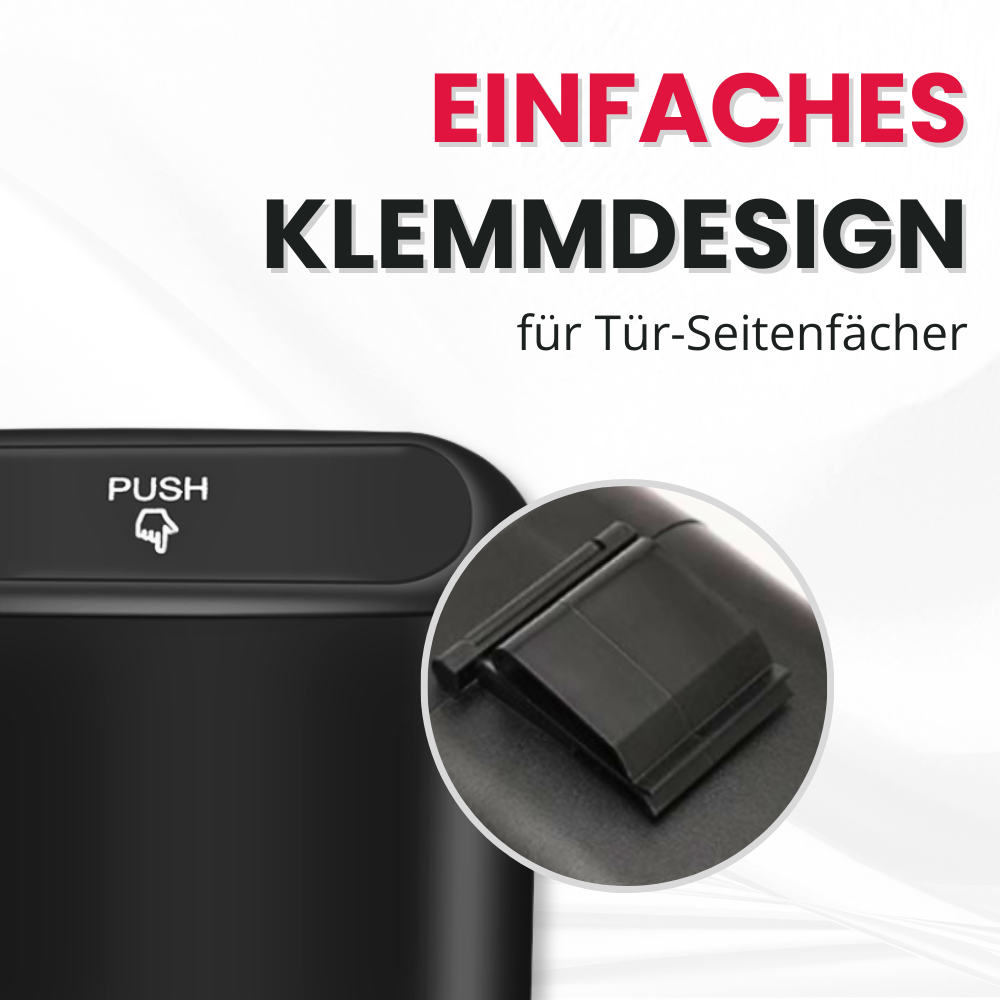 Auto-Mülleimer mit Push-Deckel – Smarte Sauberkeit für deinen Innenraum