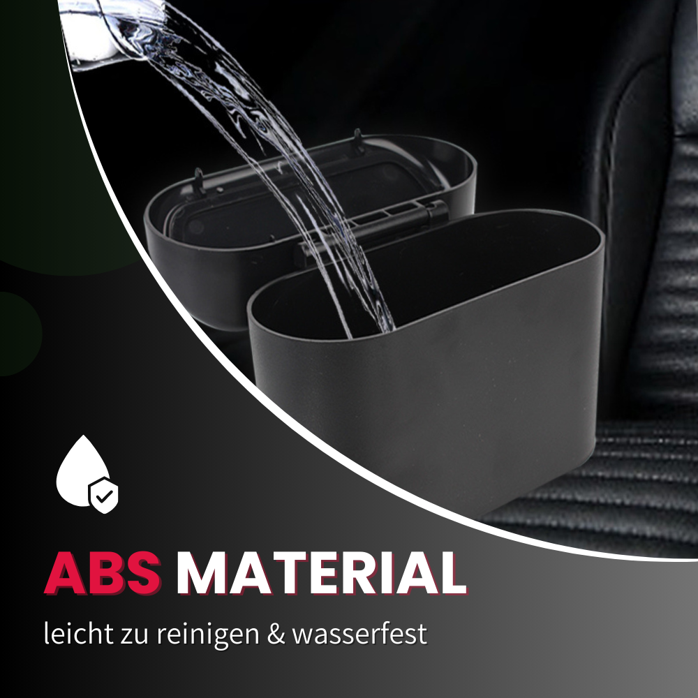 Auto-Mülleimer mit Push-Deckel – Smarte Sauberkeit für deinen Innenraum