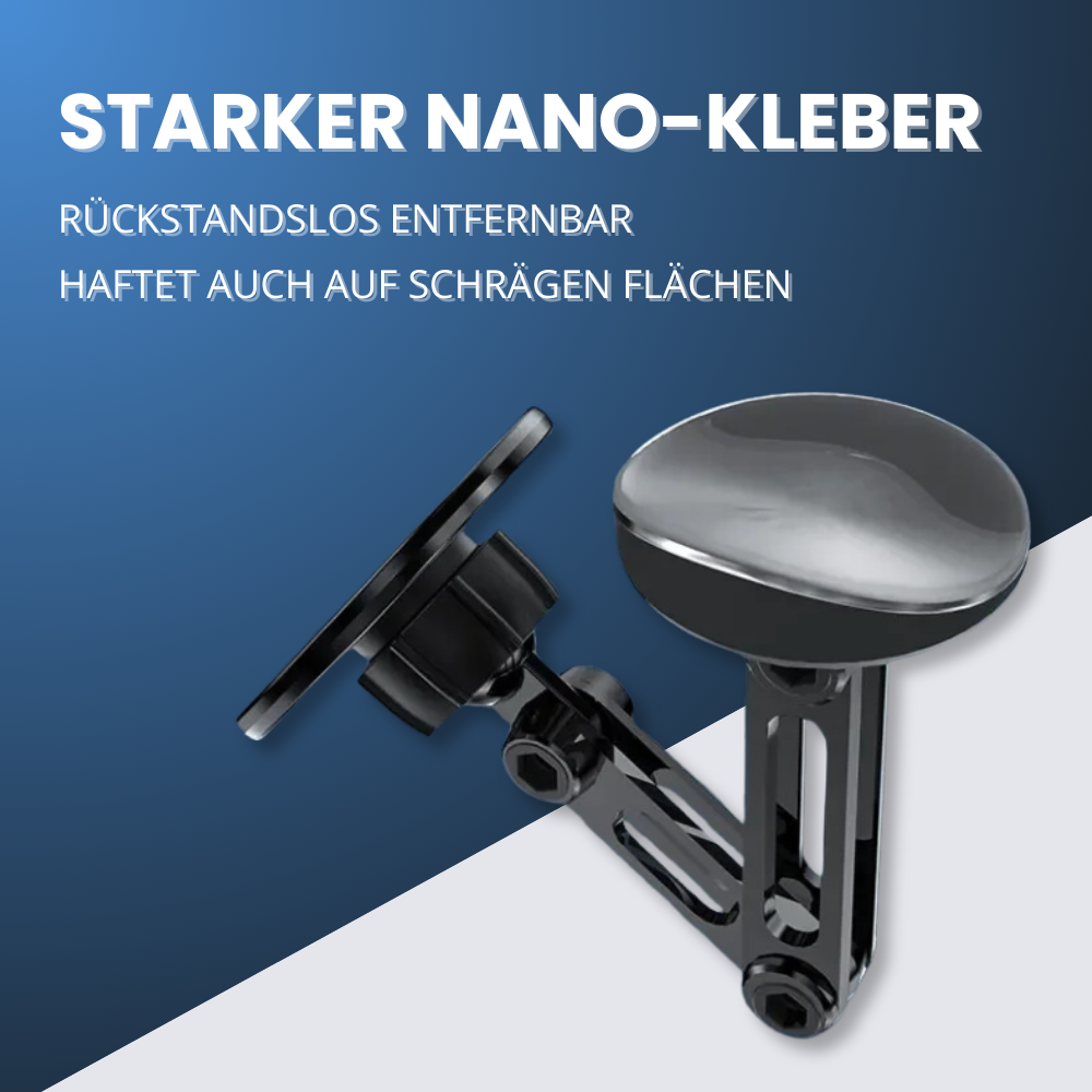 360° Smartphone-Halter – Perfekte Ausrichtung ohne Sichtbehinderung
