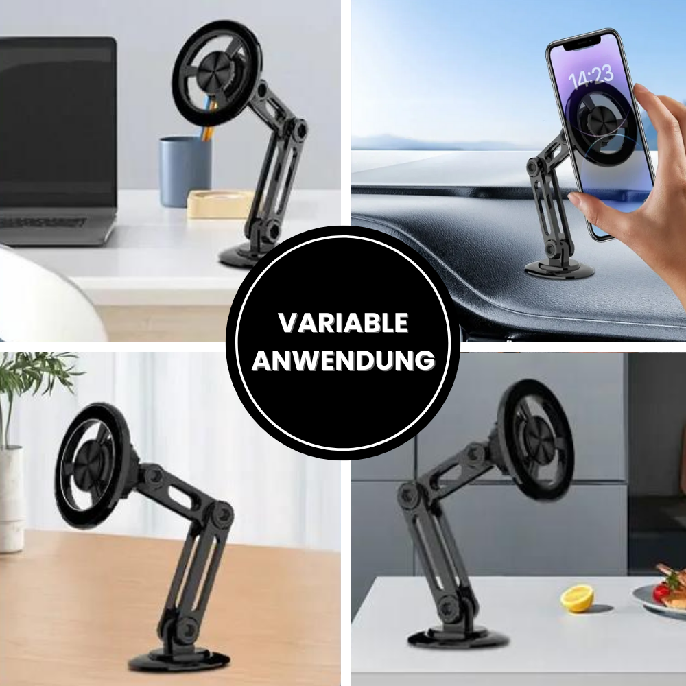 360° Smartphone-Halter – Perfekte Ausrichtung ohne Sichtbehinderung