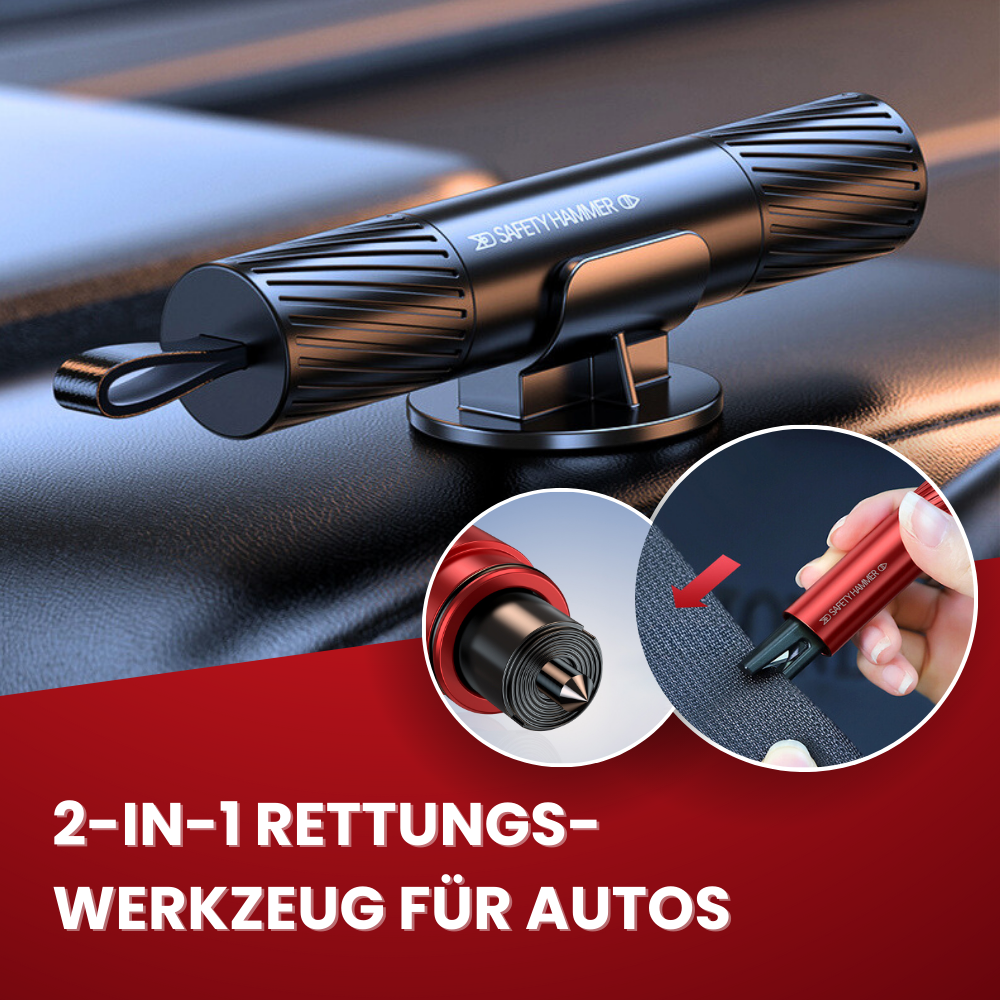2-in-1 Rettungswerkzeug für Autos – Schnelle Hilfe, wenn es darauf ankommt