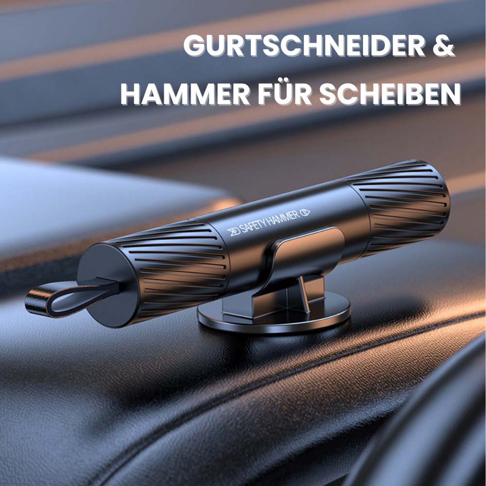 2-in-1 Rettungswerkzeug für Autos – Schnelle Hilfe, wenn es darauf ankommt