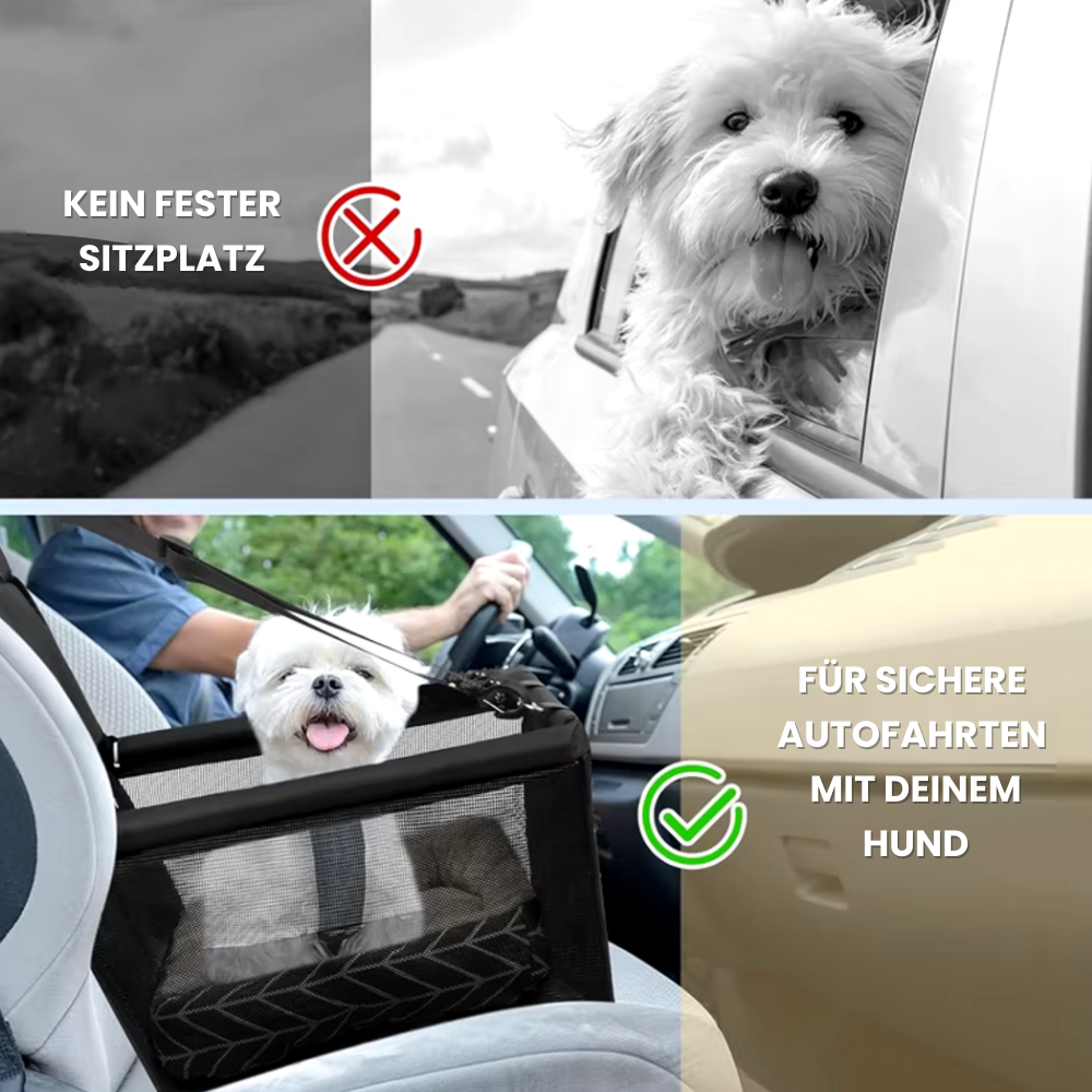 Faltbarer Hundekorb – Sicherheit und Geborgenheit bei jeder Autofahrt
