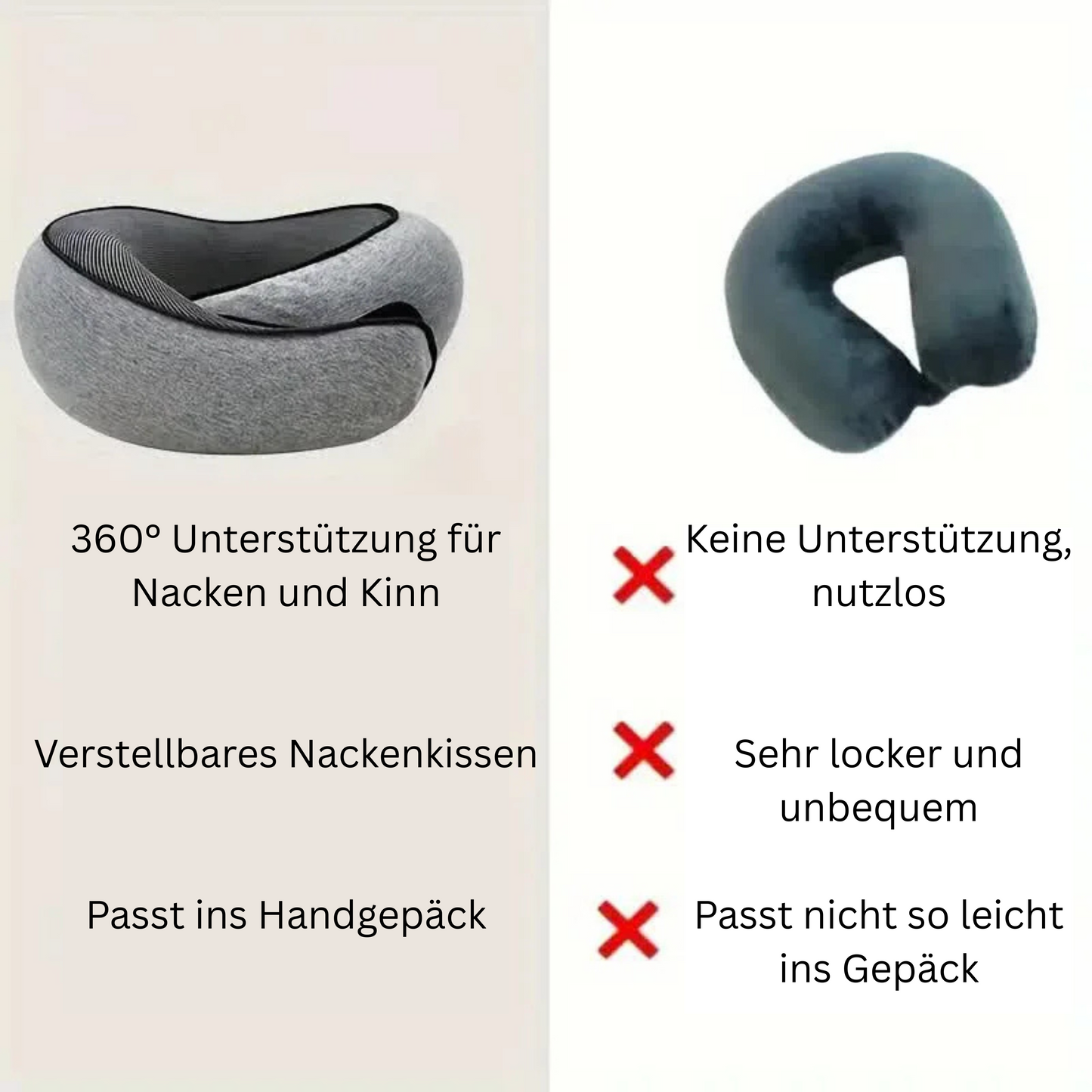 Auto - Reise-Nackenkissen, Schlafkissen