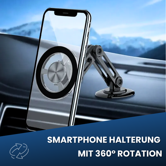 360° Smartphone-Halter – Perfekte Ausrichtung ohne Sichtbehinderung